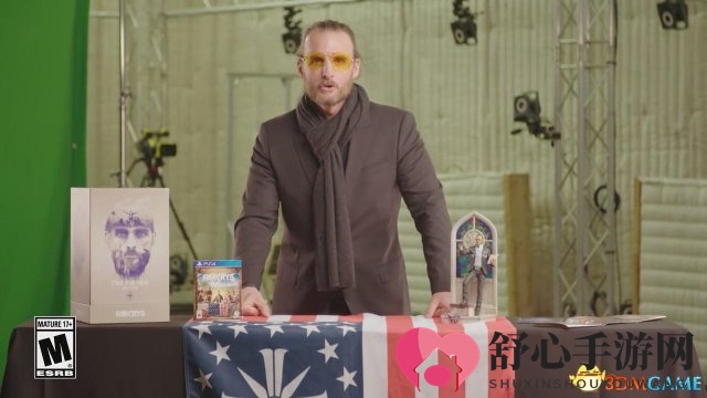 《孤岛惊魂5》官方分享圣父版开箱演示 本人操作