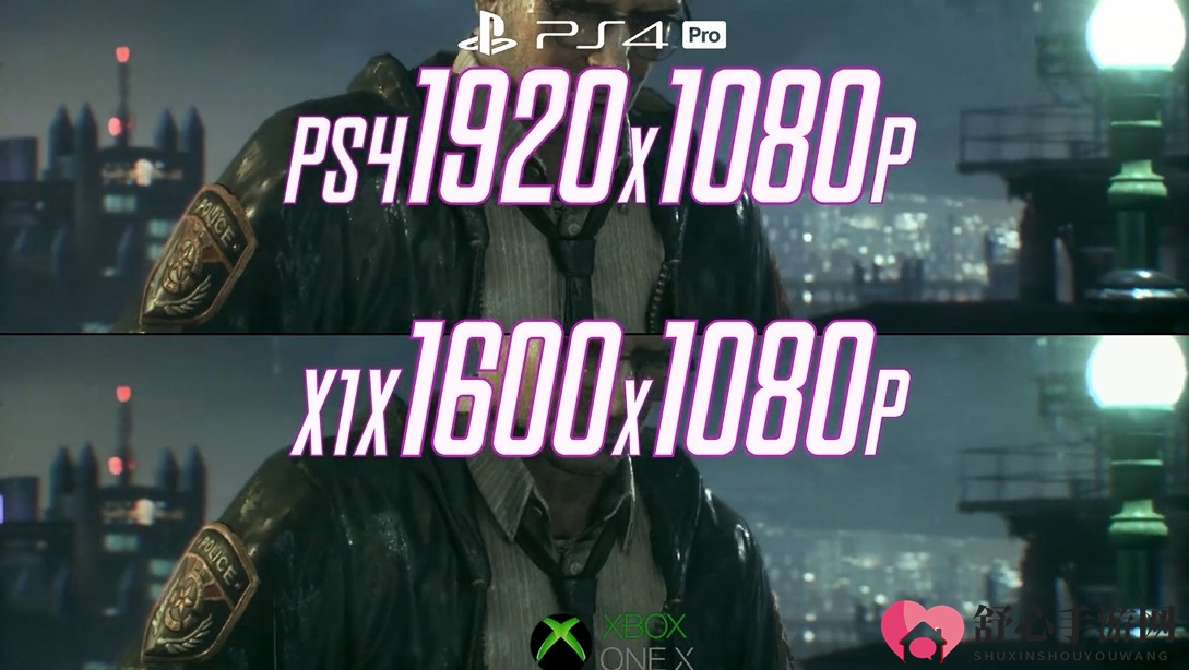 冷饭真香 《蝙蝠侠：阿甘骑士》P4P和X1X画面帧数对比 