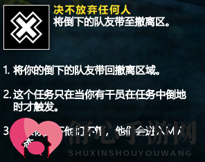 《彩虹六号：异种》13个任务信息一览