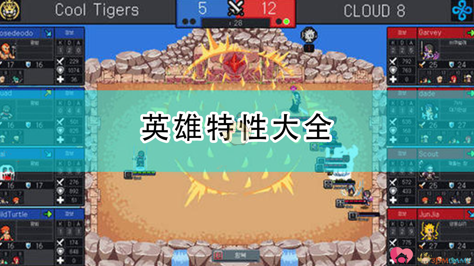 《团战经理》英雄特性大全