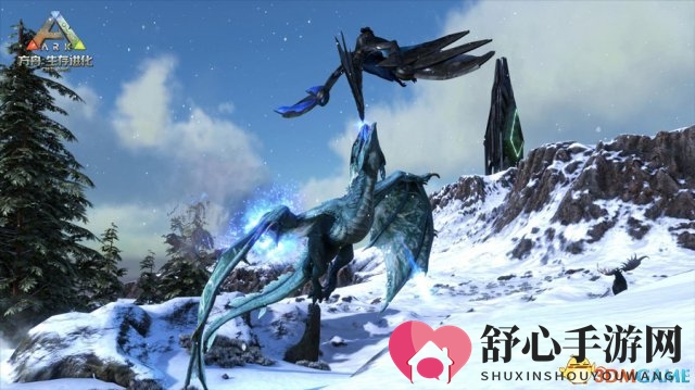  狮鹫腾空冰龙吐息《方舟：生存进化Online》“仙境传说”全新生物解析