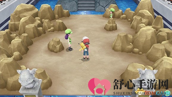 《精灵宝可梦Let\'s Go》新截图 小刚和小霞回来了
