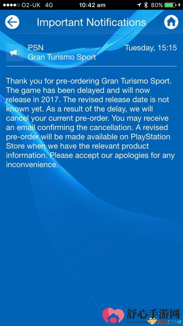《GT Sport》发售未定，数字版预售取消在即