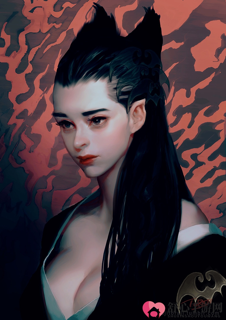 日本女画师精彩概念图画风唯美 性感美人鱼旗袍妹等登场