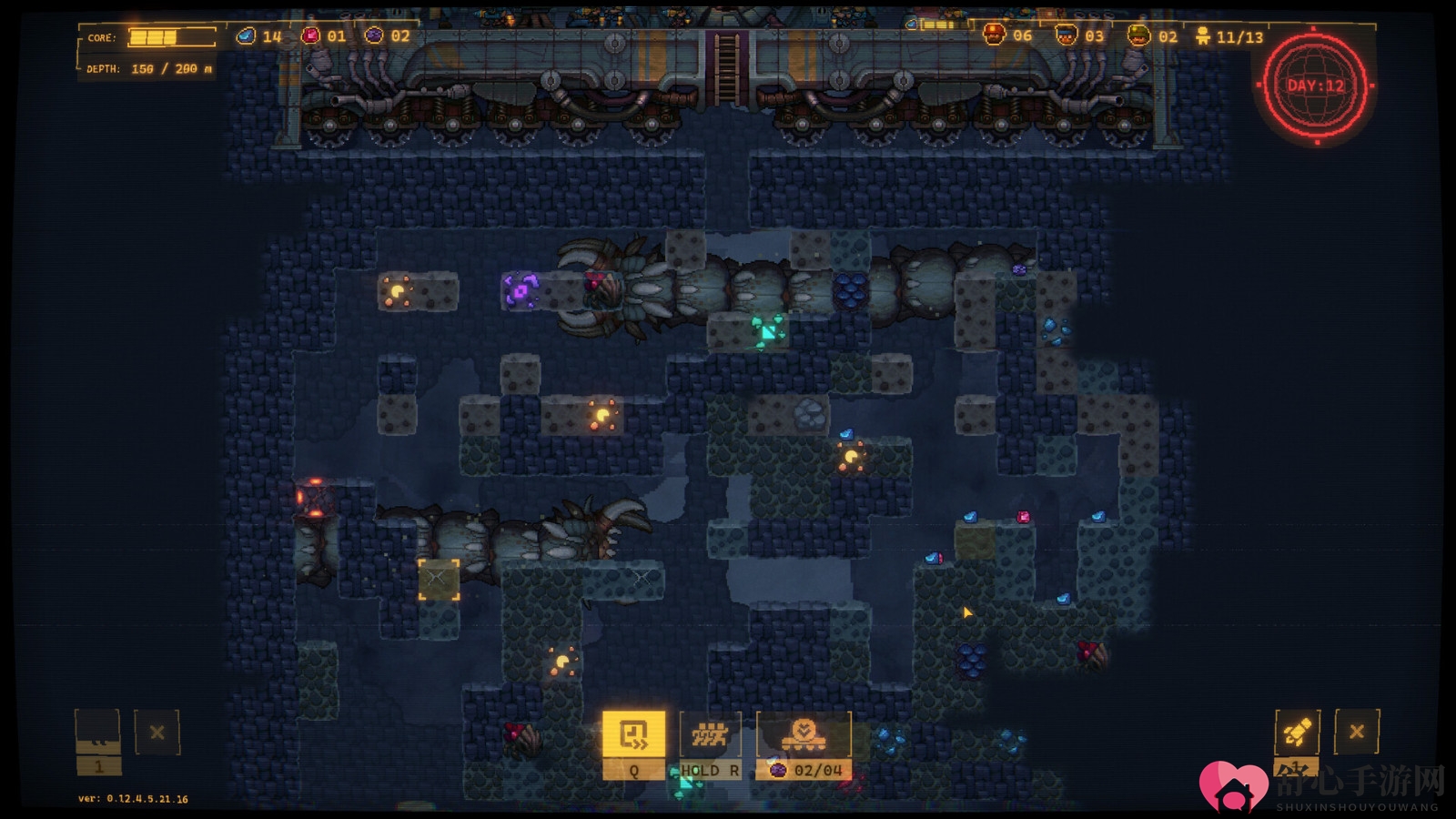 策略游戏《Drill Core》Steam页面 支持简繁体中文