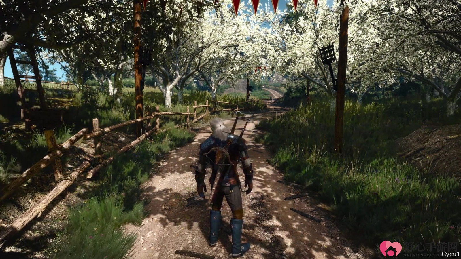 《巫师3》次世代更新PC版全光追效果开启演示