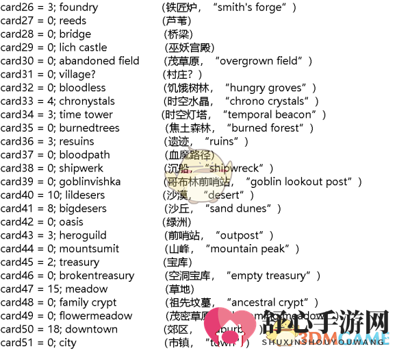《循环勇者》卡牌数量参数一览