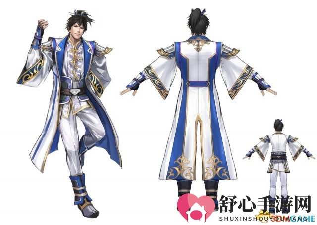 《真三国无双8》新武将满宠亮相，人设图细节丰富